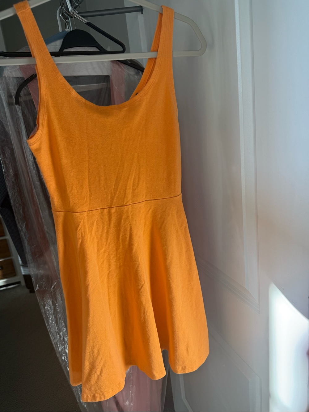 Bright Orange Mini Dress
